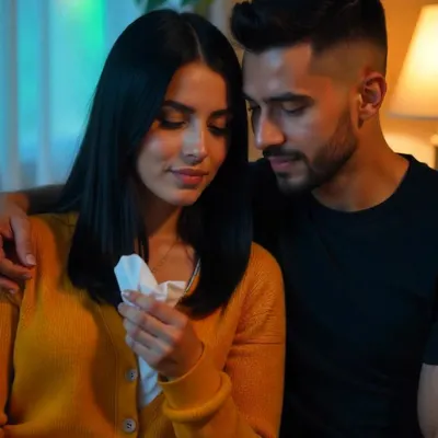 Couple beginning to repair after a difficult conversation
